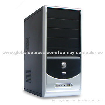 Desktop Computer Case with 0.5mm Thickness, Made of SECC, Measures 380 x 175 x 408cm